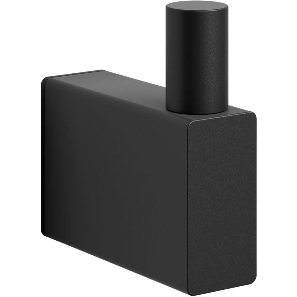 Háčik na uterák LINEA 5 cm, čierna, nerezová oceľ, Zack