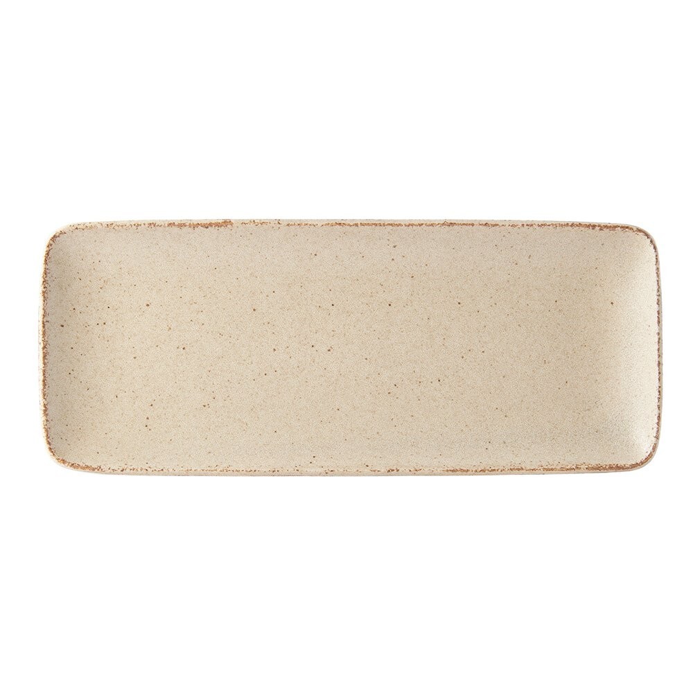 Servírovací tanier SAND FADE 29,5 x 12 cm, béžová, MIJ