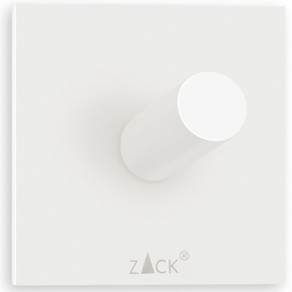 Háčik na uterák DUPLO 5 cm, biela, nerezová oceľ, Zack