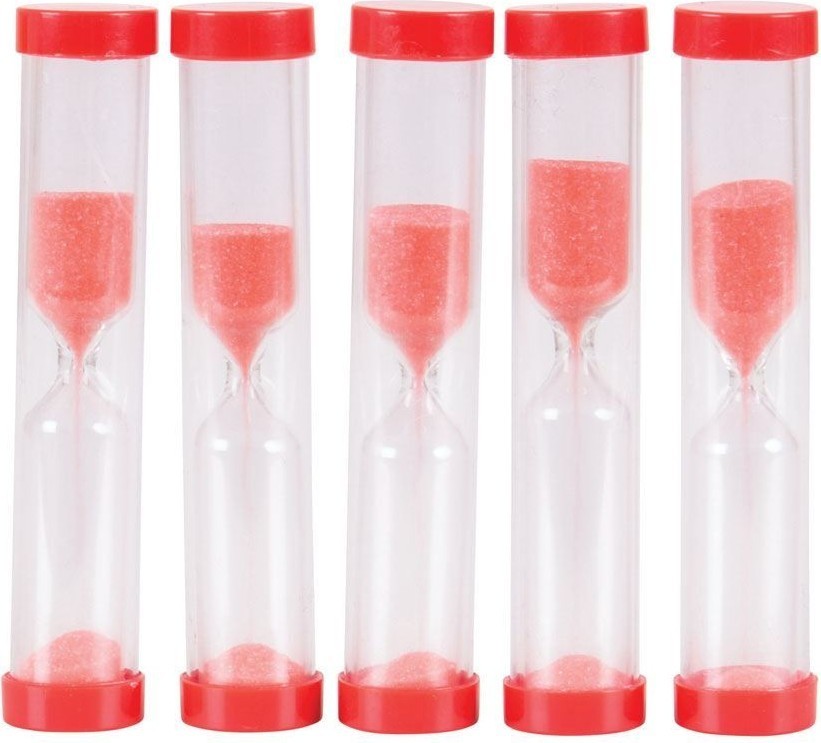 Přesýpací hodiny SEKOND 30 červené