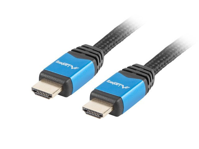 LANBERG HDMI M/M 2.0 kábel 3m, CU, čierny, Premium