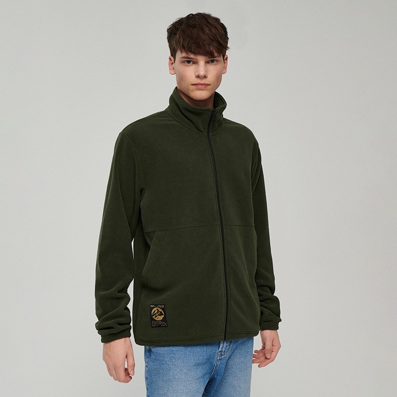 House - Mikina se stojáčkem - Khaki