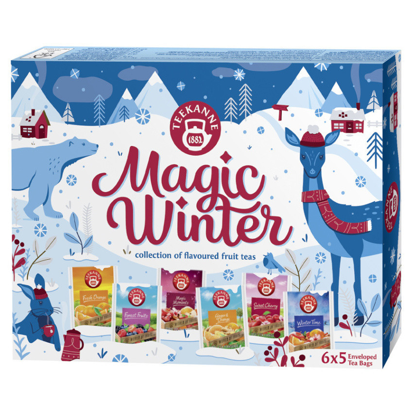 TEEKANNE Magic winter darčeková kolekcia čajov 6 x 5 sáčkov