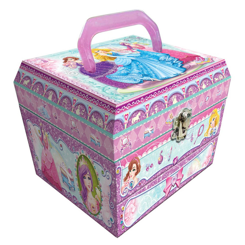 ALLTOYS Kozmetický kufrík pre princezné ružová