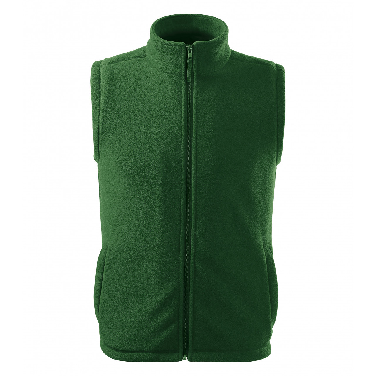 Vesta fleece unisex Malfini Next - tmavo zelená, XL