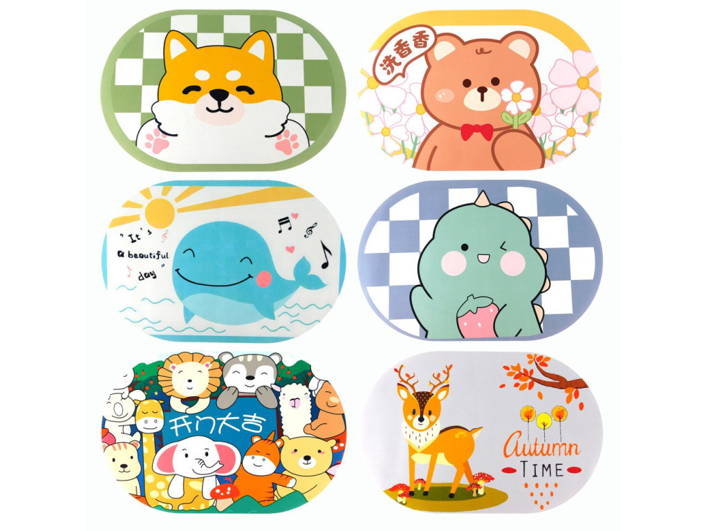 MAKRO - Protišmyková podložka 38x58cm rôzne motívy