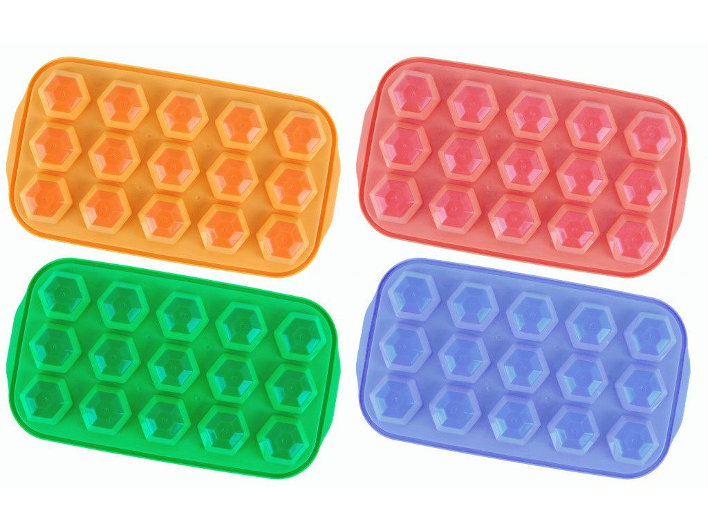 MAKRO - Forma na ľad 22x12,5x4cm rôzne farby