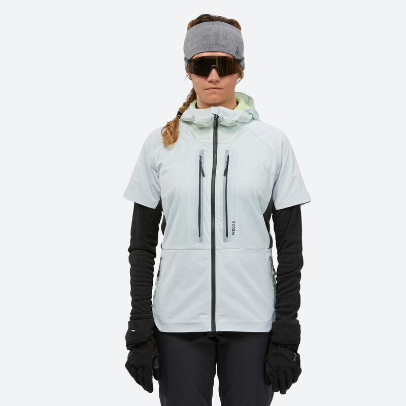 Dámska skialpinistická vesta Pacer modro-žltá