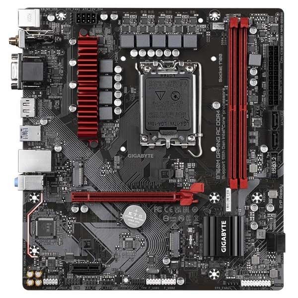 Gigabyte B760M GAMING AX DDR4 , Intel B760, LGA1700, 4xDDR4, mATX B760M GAMING AC DDR4