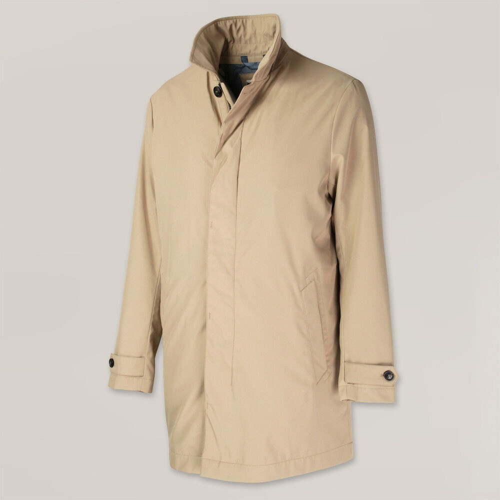 Pánska nepremokavá bunda v béžovej farbe 15789