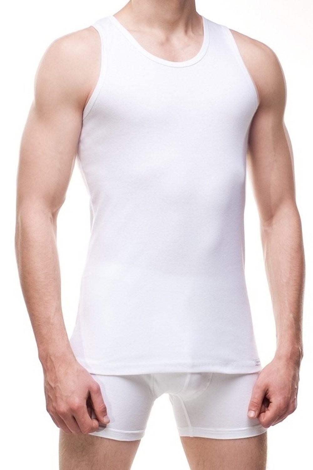 Pánsky nátelník 213 Authentic white