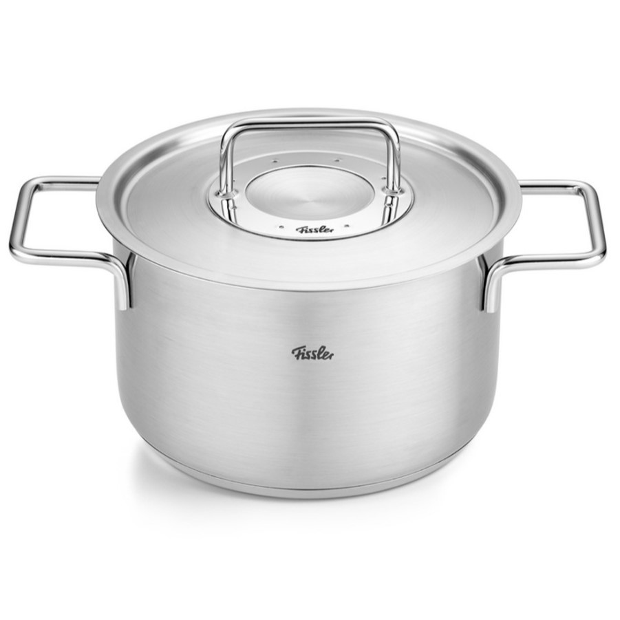 Vysoký kastról PURE 20 cm, strieborná, nerezová oceľ, Fissler