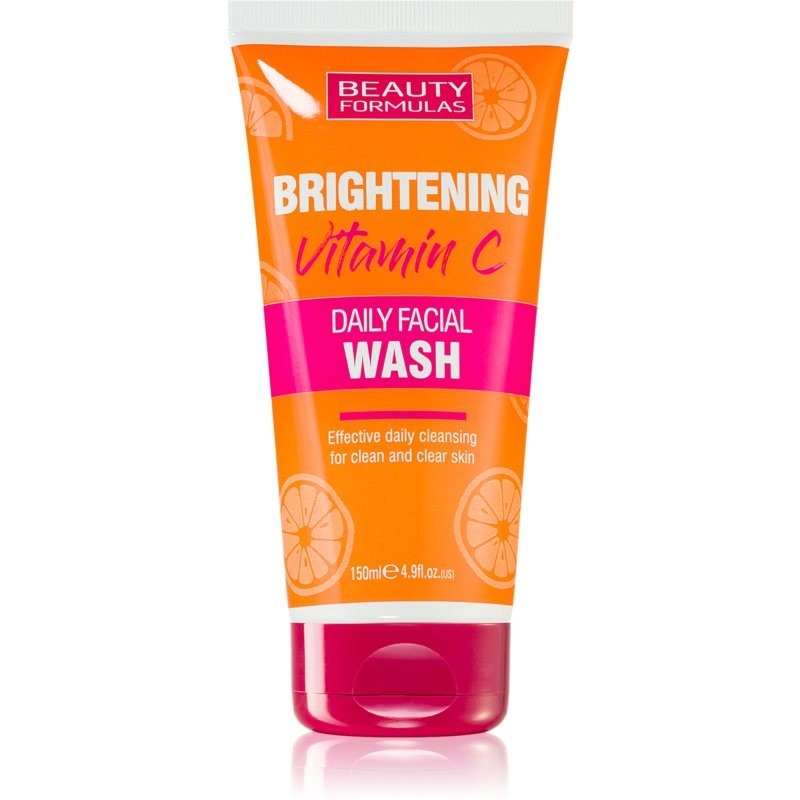 Beauty Formulas Vitamin C rozjasňujúci čistiaci gel s vitamínom C 150 ml