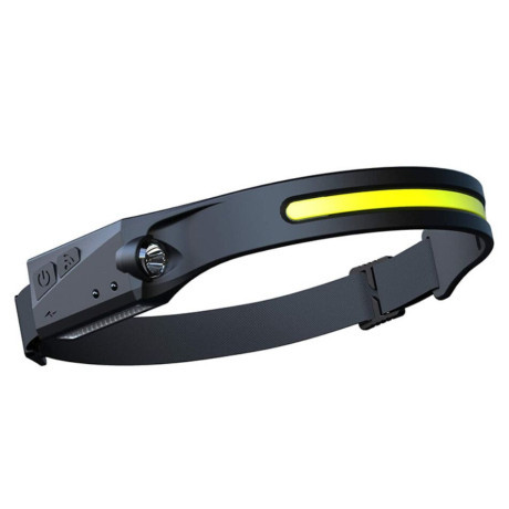 MG Headlamp čelovka 1200mAh, čierna (WLCHL03)