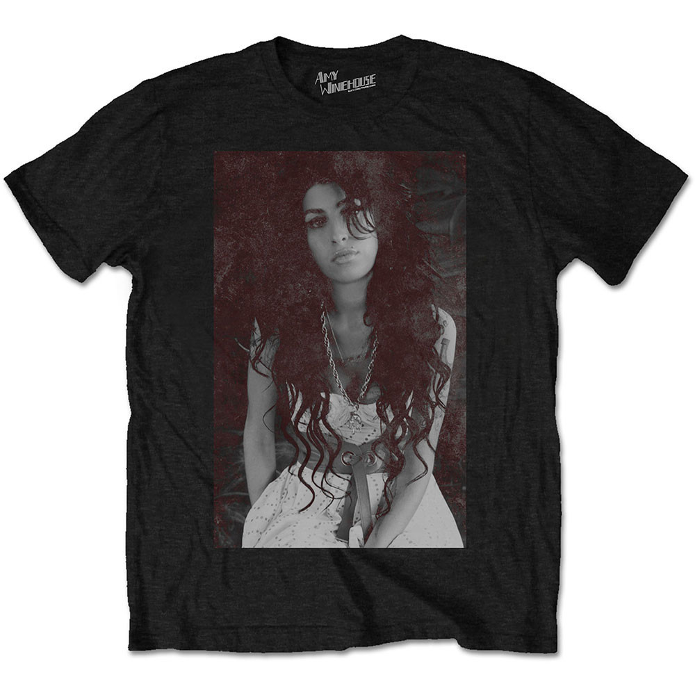 Amy Winehouse tričko Back to Black Chalk Board Čierna S