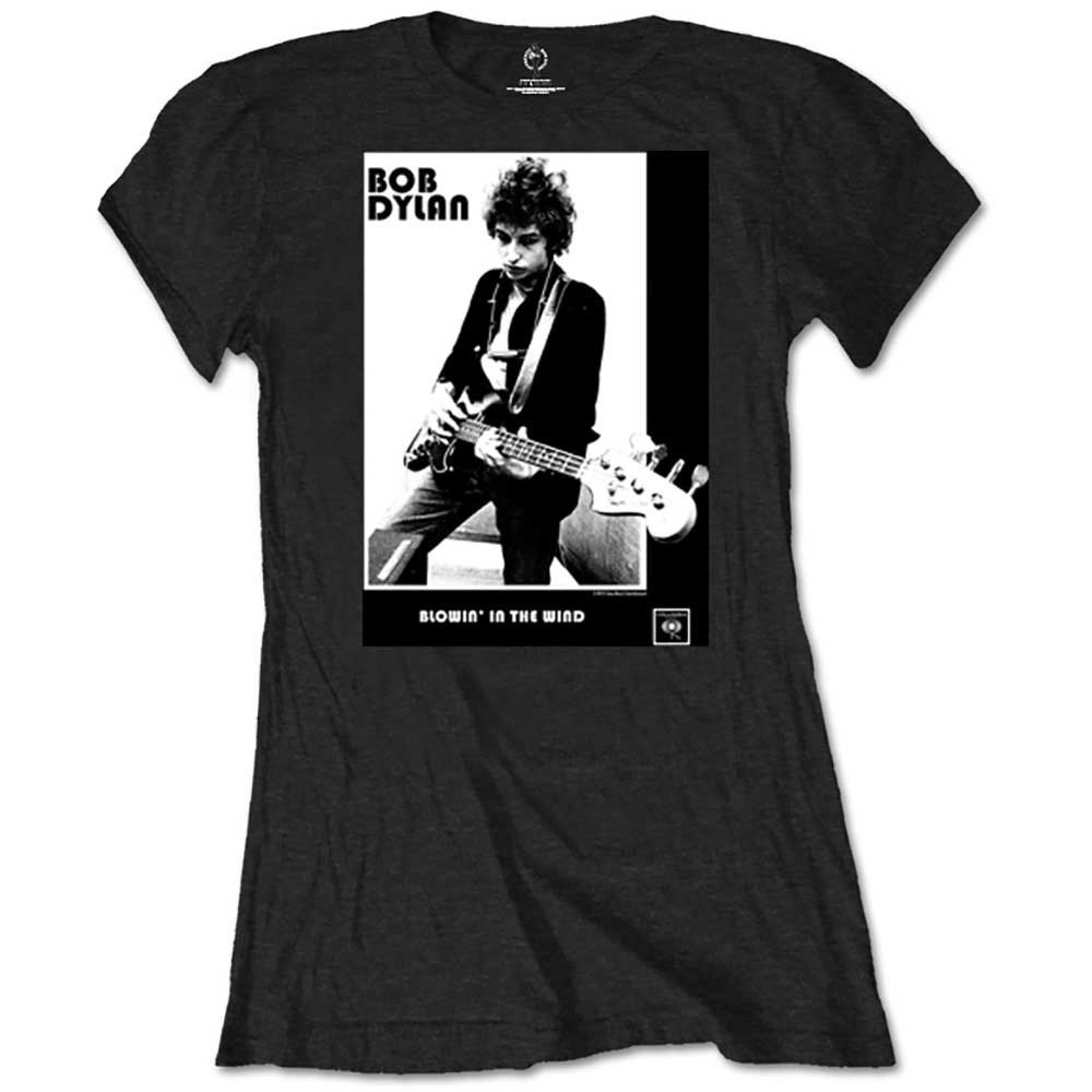 Bob Dylan tričko Blowing in the Wind Čierna S