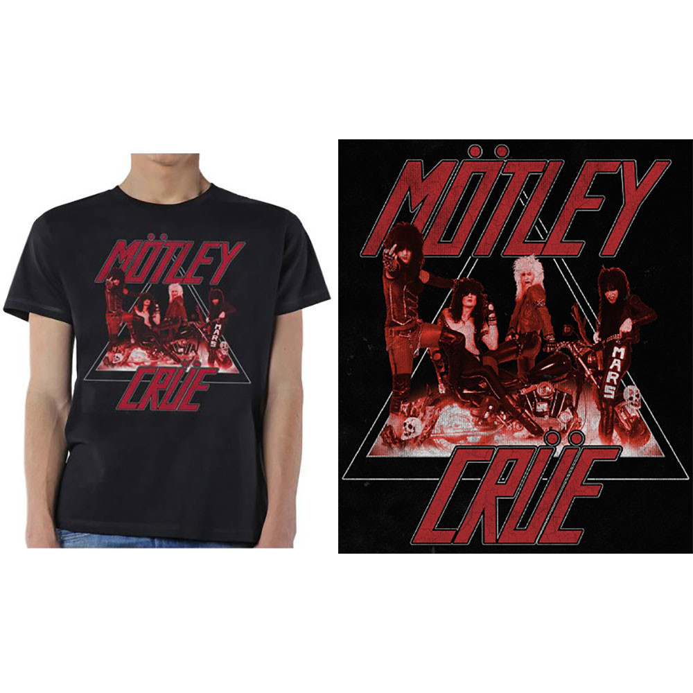 Motley Crue tričko Too Fast Cycle Čierna XL