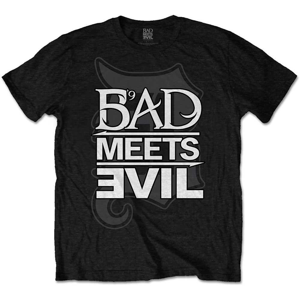 Bad Meets Evil tričko Logo Čierna S
