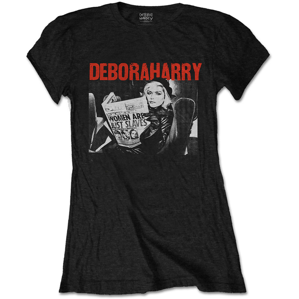Debbie Harry tričko Women Are Just Slaves Čierna S