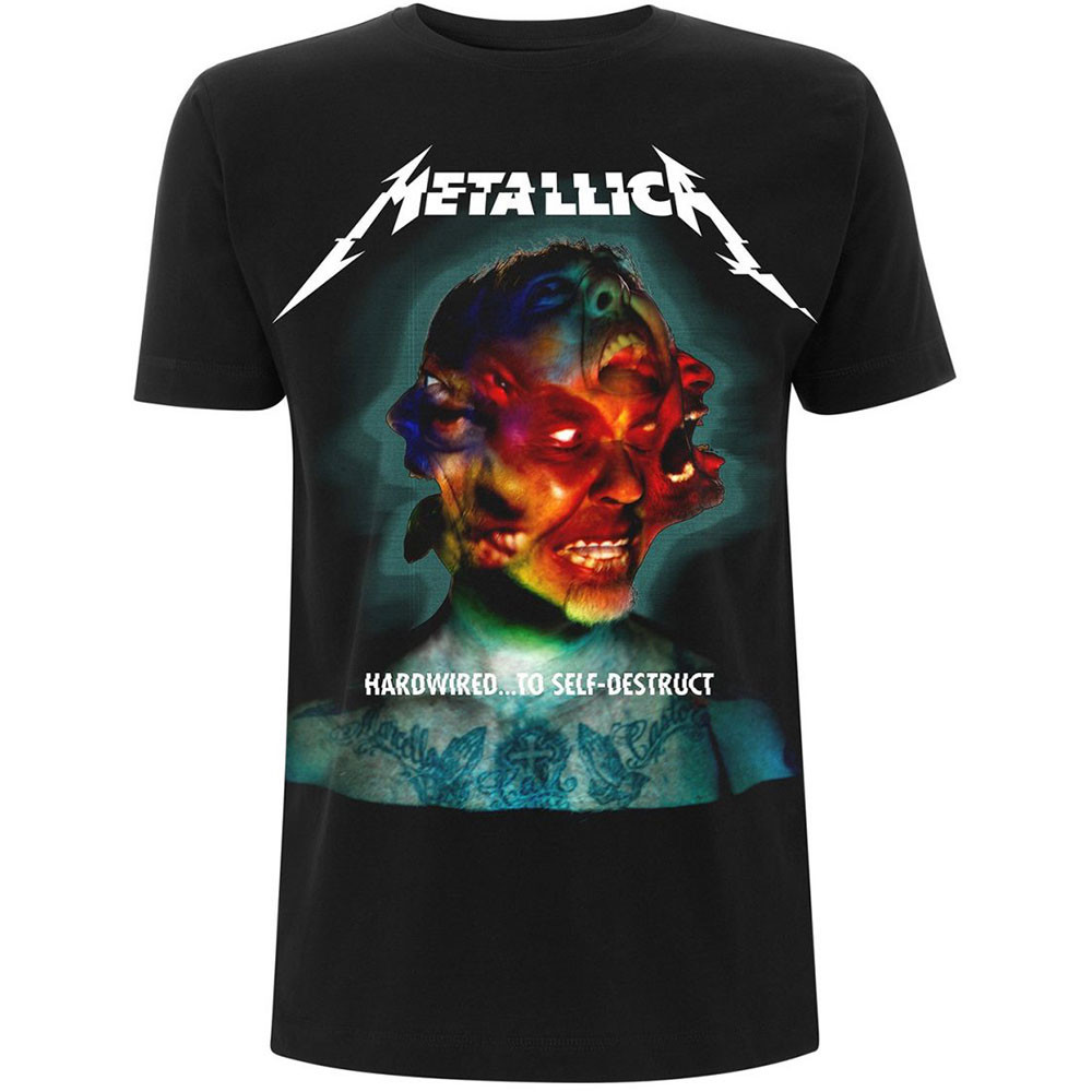 Metallica tričko Hardwired Album Cover Čierna S