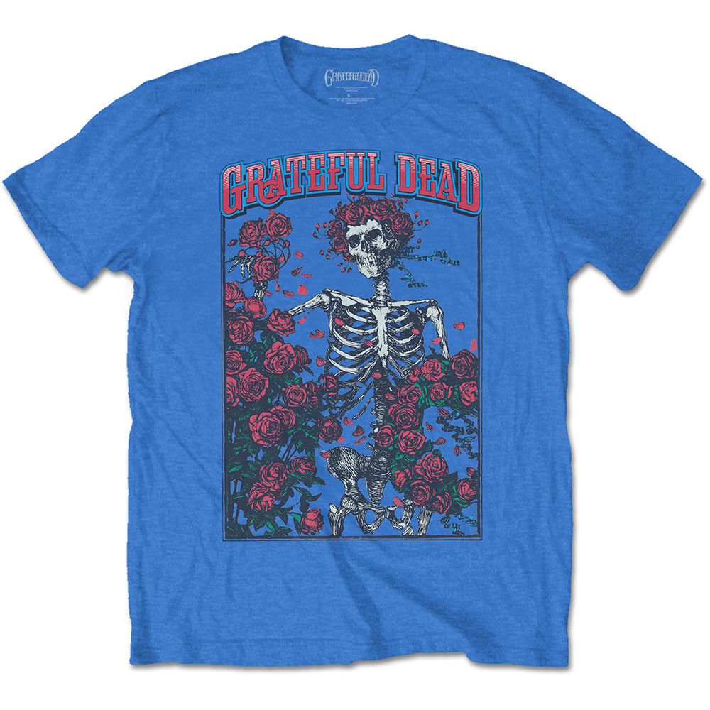 Grateful Dead tričko Bertha & Logo Modrá S