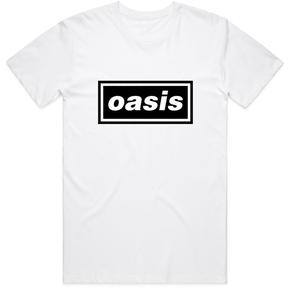 Oasis tričko Decca Logo Biela S