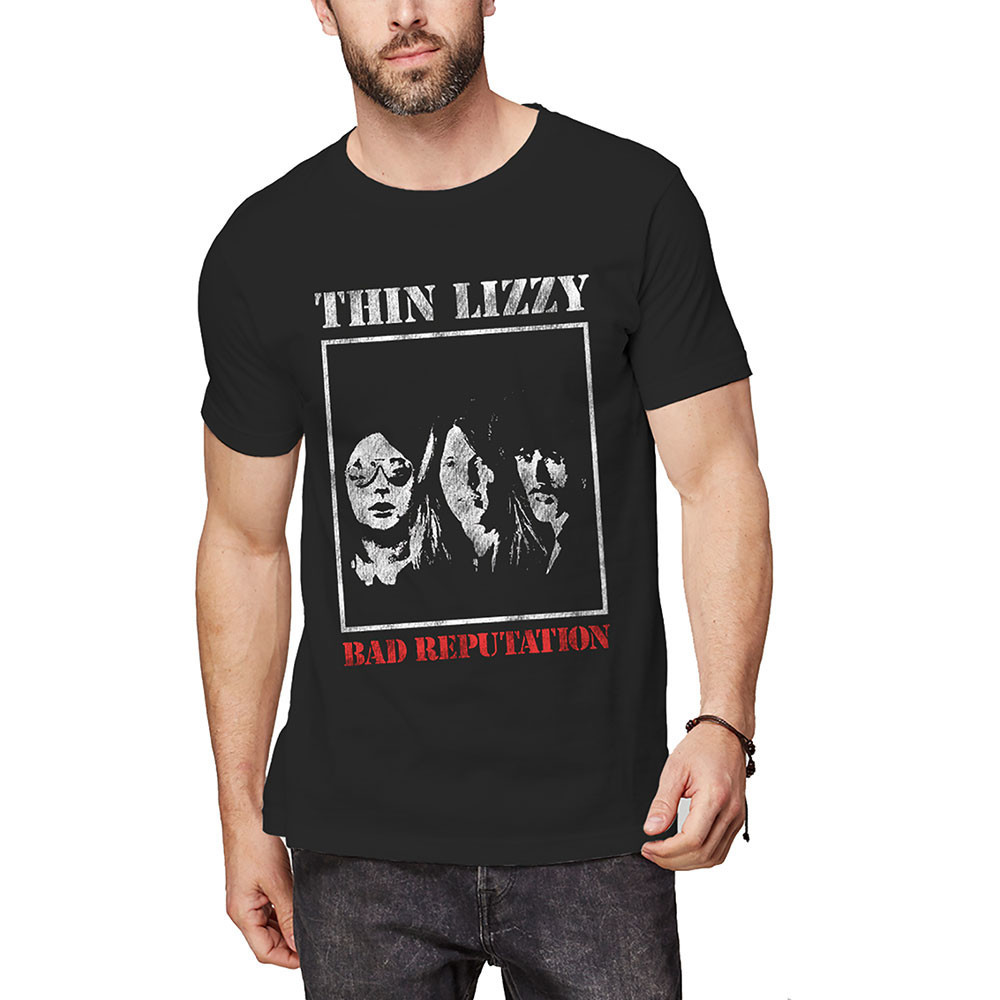 THIN LIZZY tričko Bad Reputation Čierna S