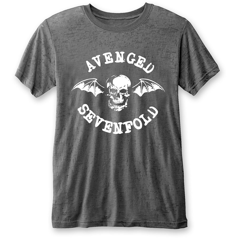 Avenged Sevenfold A7X tričko Deathbat Šedá S