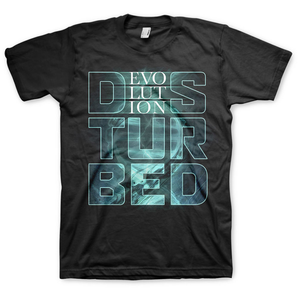 DISTURBED tričko Evolution Čierna S