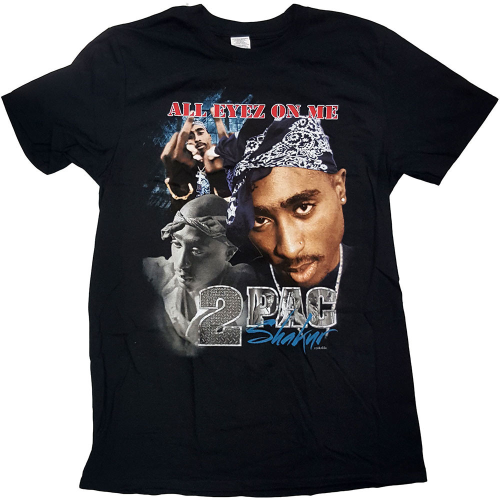 2Pac tričko All Eyez Homage Čierna L