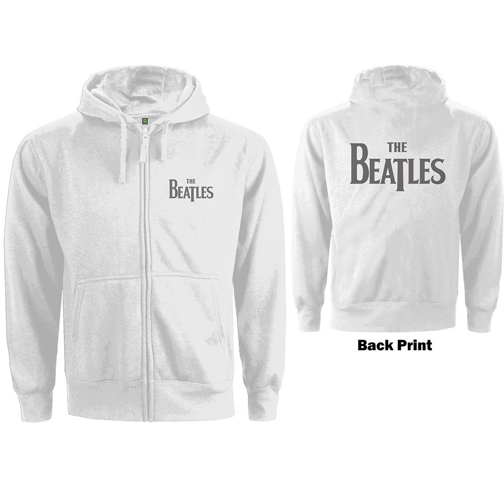 The Beatles mikina Drop T Logo Biela S