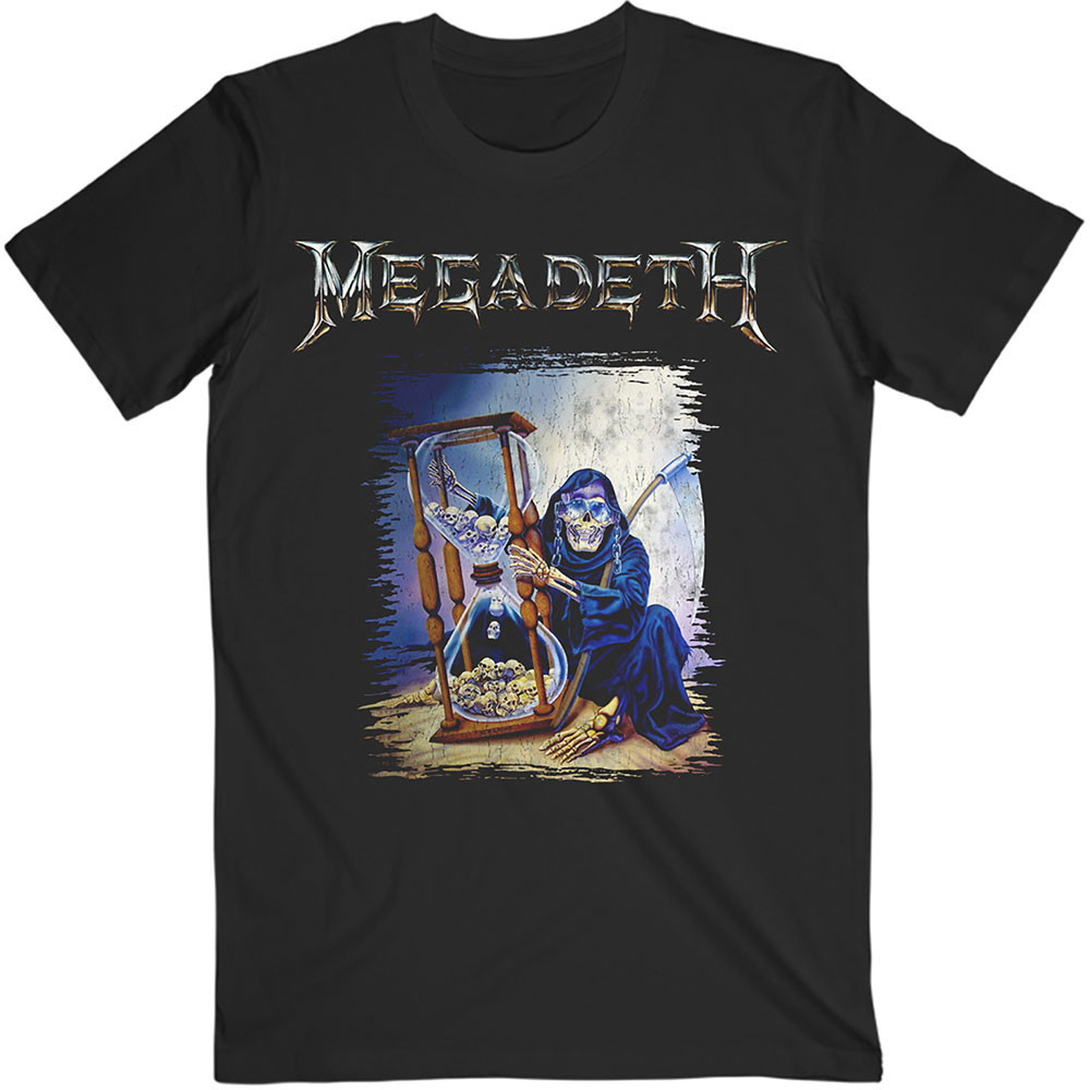 Megadeth tričko Countdown Hourglass Čierna S