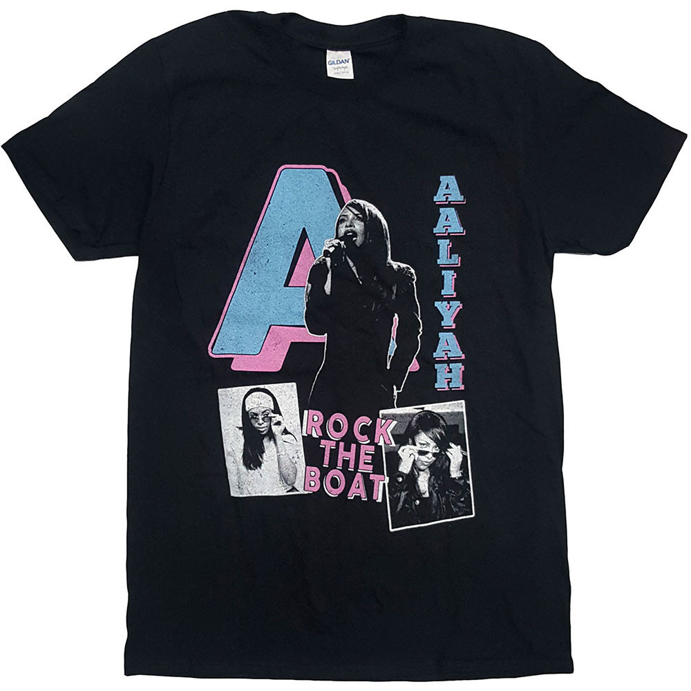 Aaliyah tričko Rock The Boat Čierna S