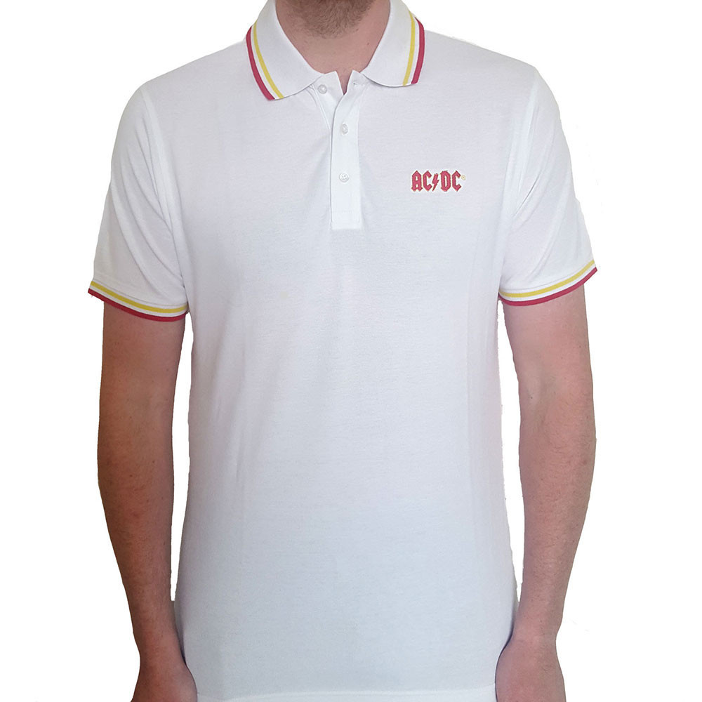 AC/DC tričko Classic Logo Biela S