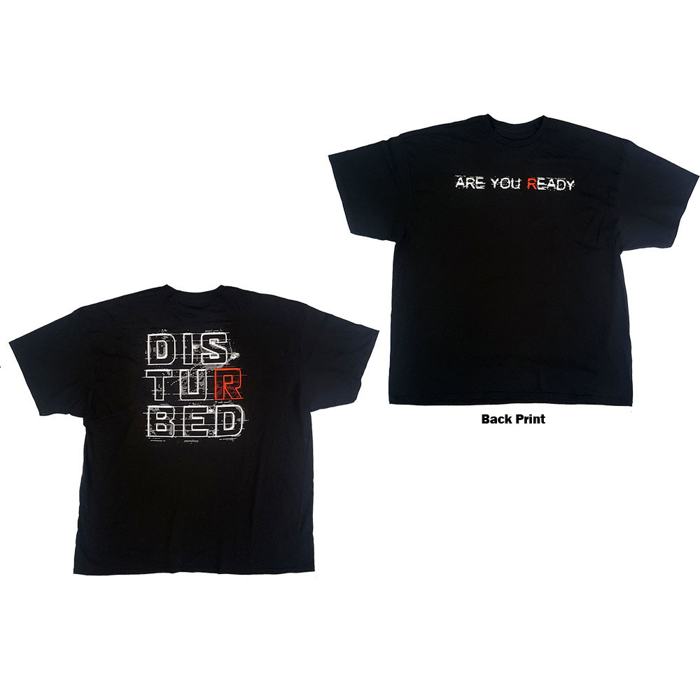 DISTURBED tričko Are You Ready Čierna S