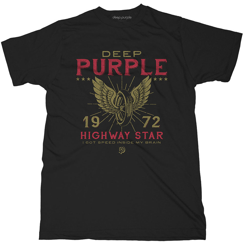 Deep Purple tričko Highway Star Čierna S