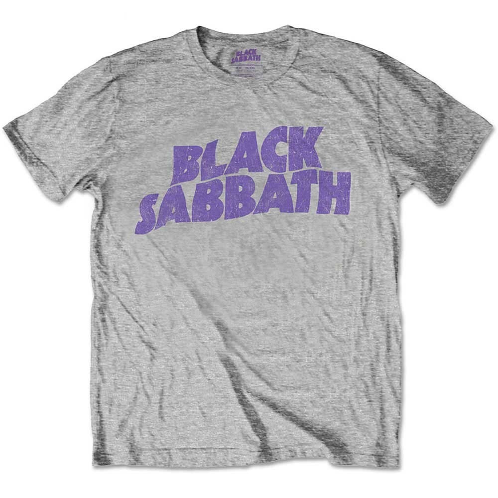 Black Sabbath tričko Wavy Logo Šedá 3-4 roky
