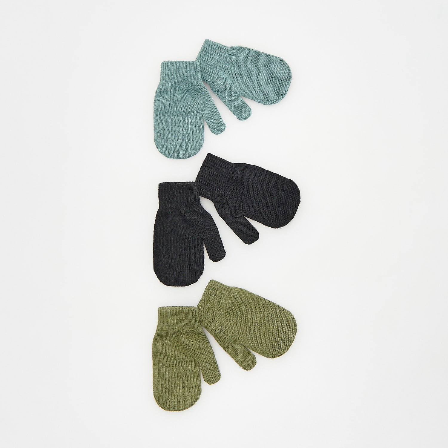 Reserved - Boys` mittens multi - Zelená