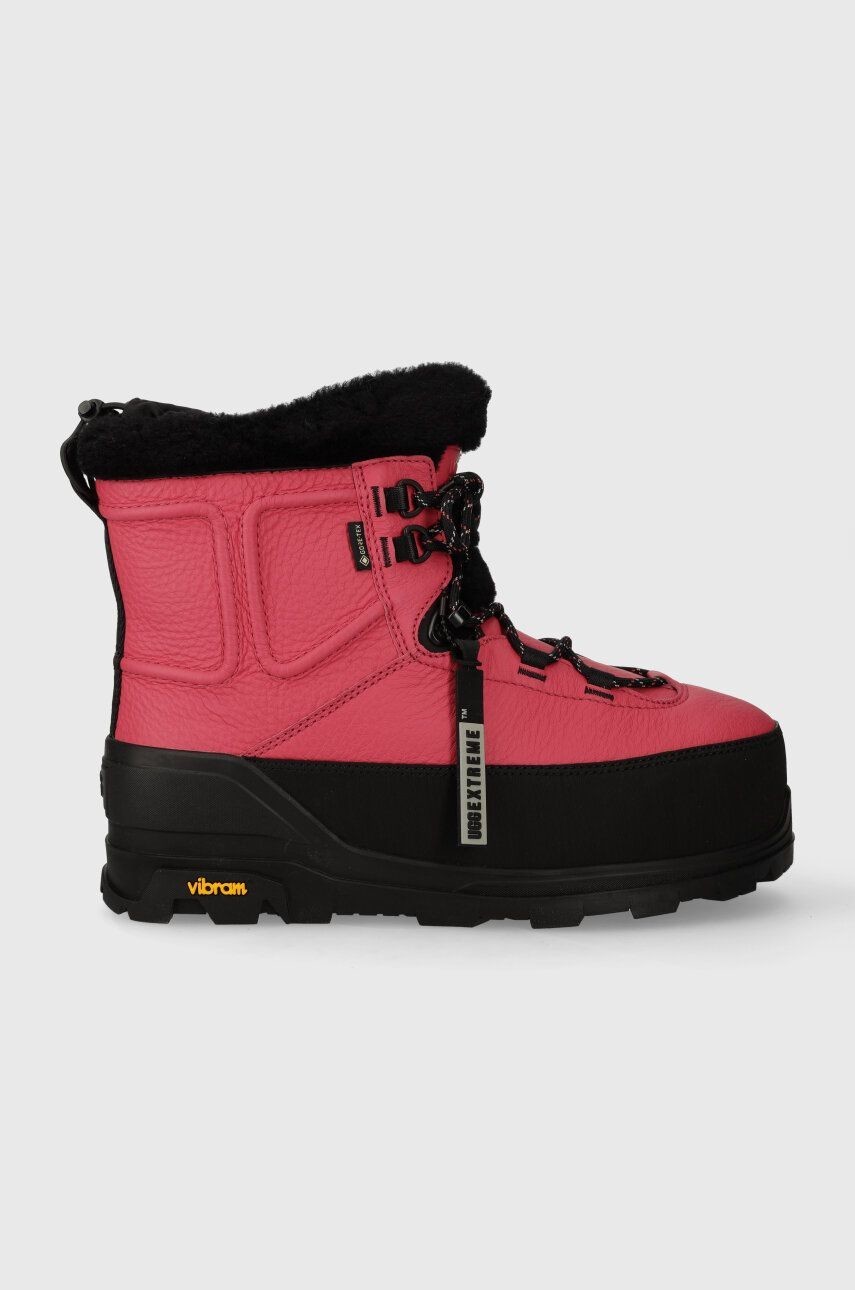 Snehule UGG Shasta Boot Mid ružová farba, 1151870