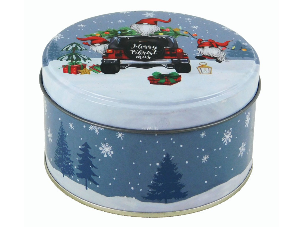 MAKRO - Dóza vianočná 10x5,5cm