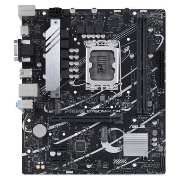 ASUS Prime B760M-K D4, Intel B760, LGA1700, mATX, 2x DDR4 90MB1DS0-M0EAY0