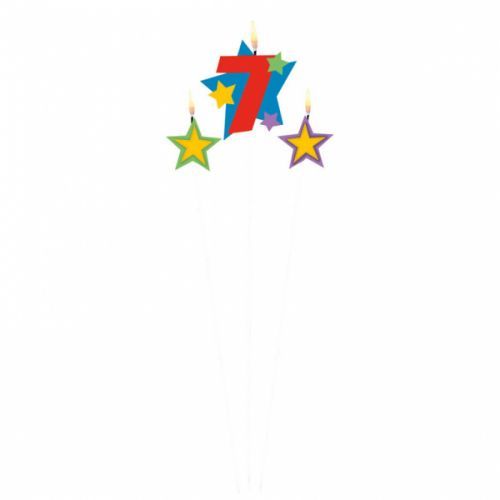 Amscan Sviečky na paličke - číslo 7
