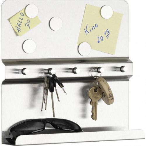 Carryhome POLICA NA KĽÚČE, farby ušľachtilej ocele - farby ušľachtilej ocele