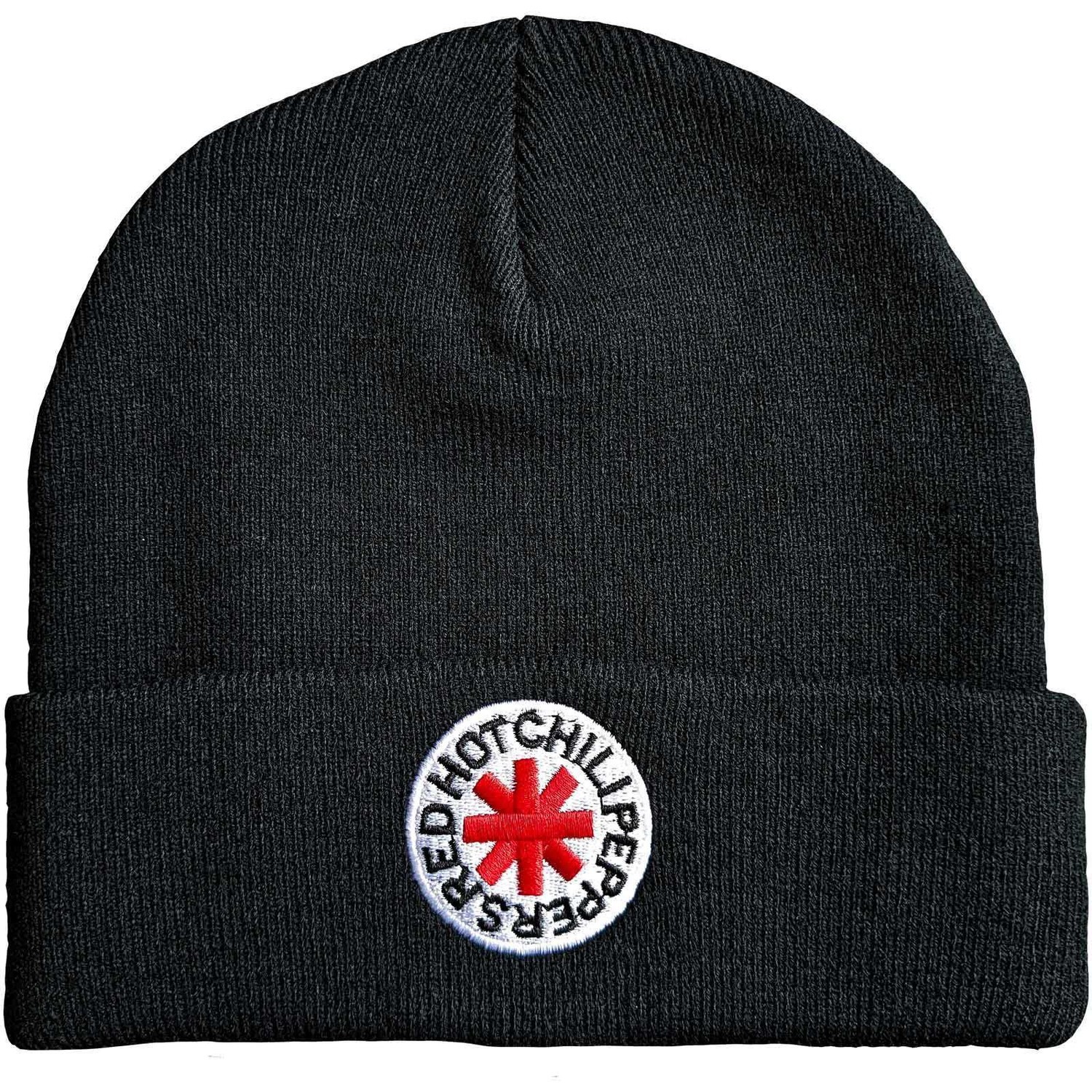 RockOff RED HOT CHILI PEPPERS UNISEX BEANIE HAT: CLASSIC ASTERISK čiapka - čierna