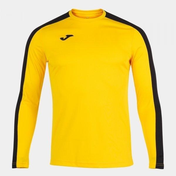 Joma Academy T-Shirt Yellow-Black L/S