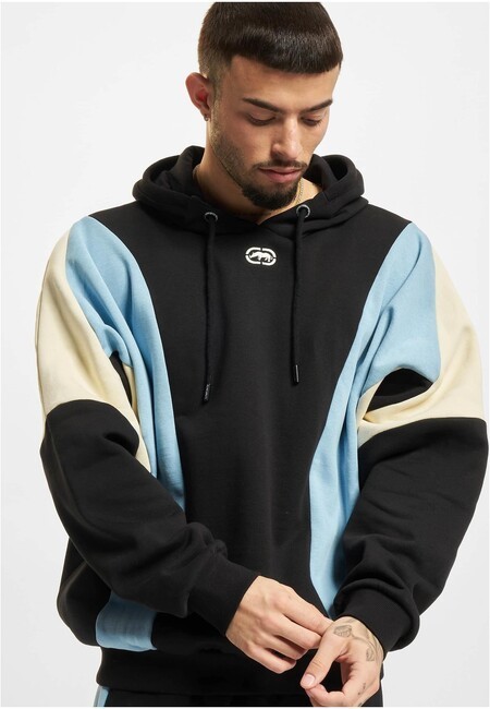 Ecko Unltd. Pro Hoodie black/blue/offwhite - M