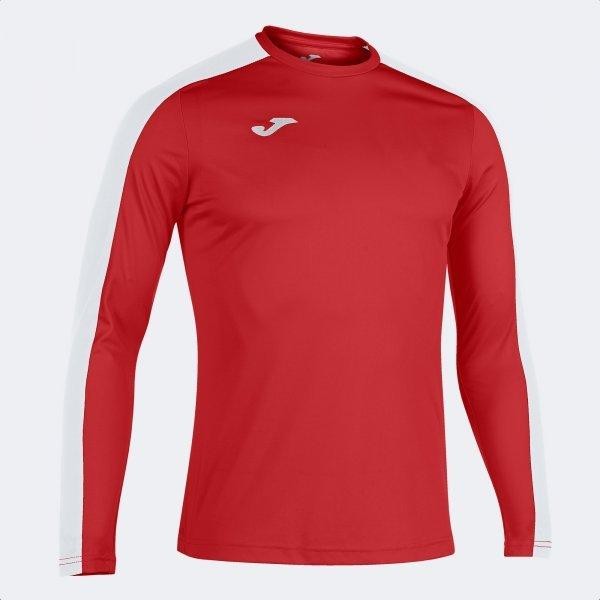 Joma Academy T-Shirt Red-White L/S