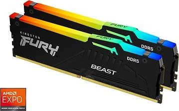 Kingston FURY 32GB KIT DDR5 5600MHz CL36 Beast Black RGB EXPO