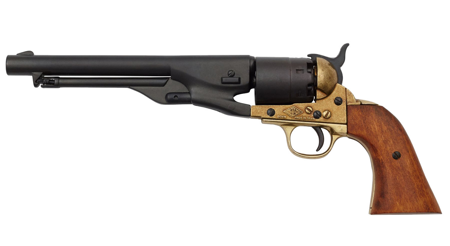 Replika revolvera Schofield cal.45 r.1869 - čierna-hnedá