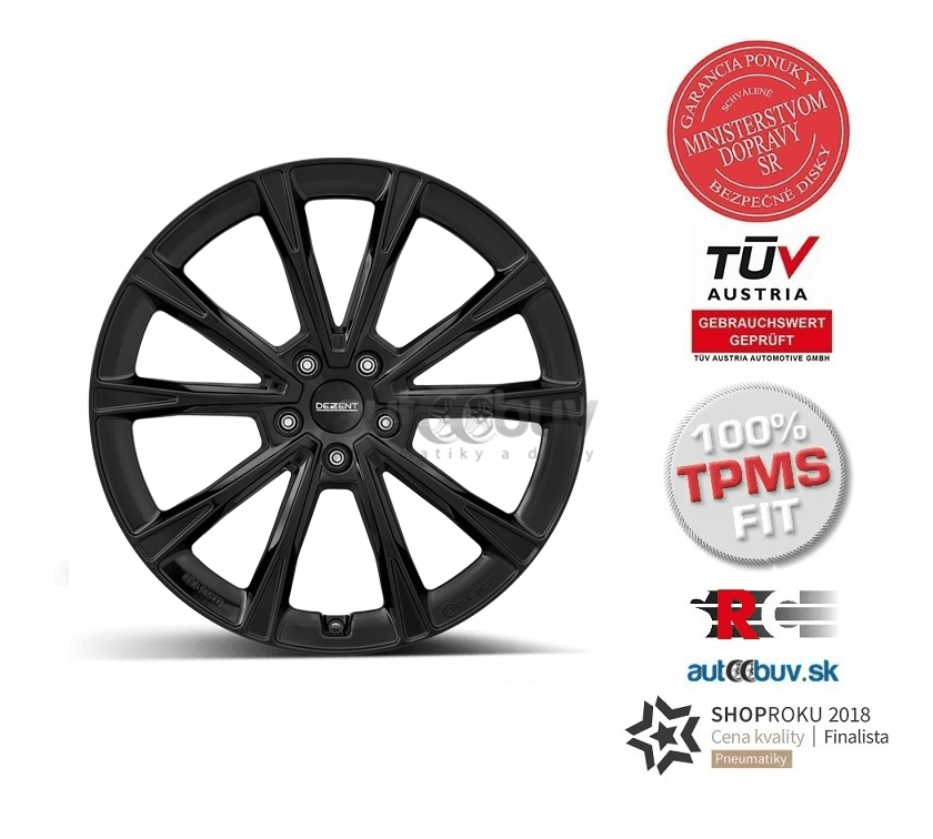 DEZENT AR black 7.50x19 5x112.00 ET40
